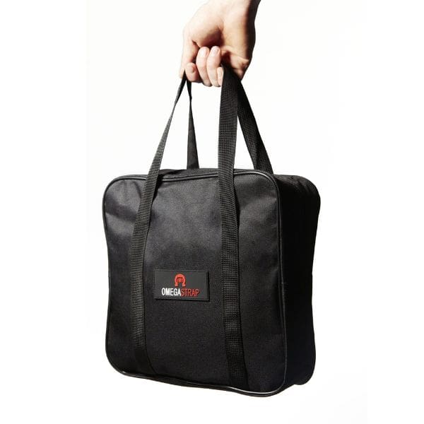 An Omegastrap carrying bag